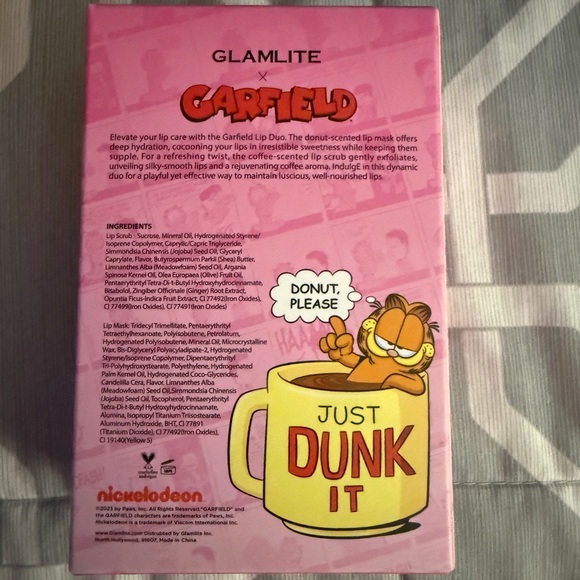 Glamlite x Garfield 'Donut' Care Lip Care Duo - Blue and Pink - Picture 2 of 2